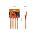 OT. 4PC GARDEN TOOL SET, WOOD HANDLES TRAMONTINA 78104/801