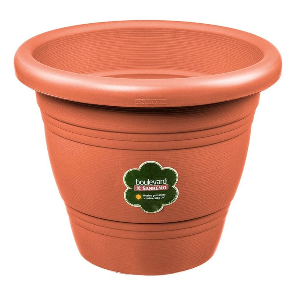 VR. 515P/93 PLAST RND BASE FLOWER POT 17CM - 515V/93 PLAST ROUND FLOWER POT 22CM