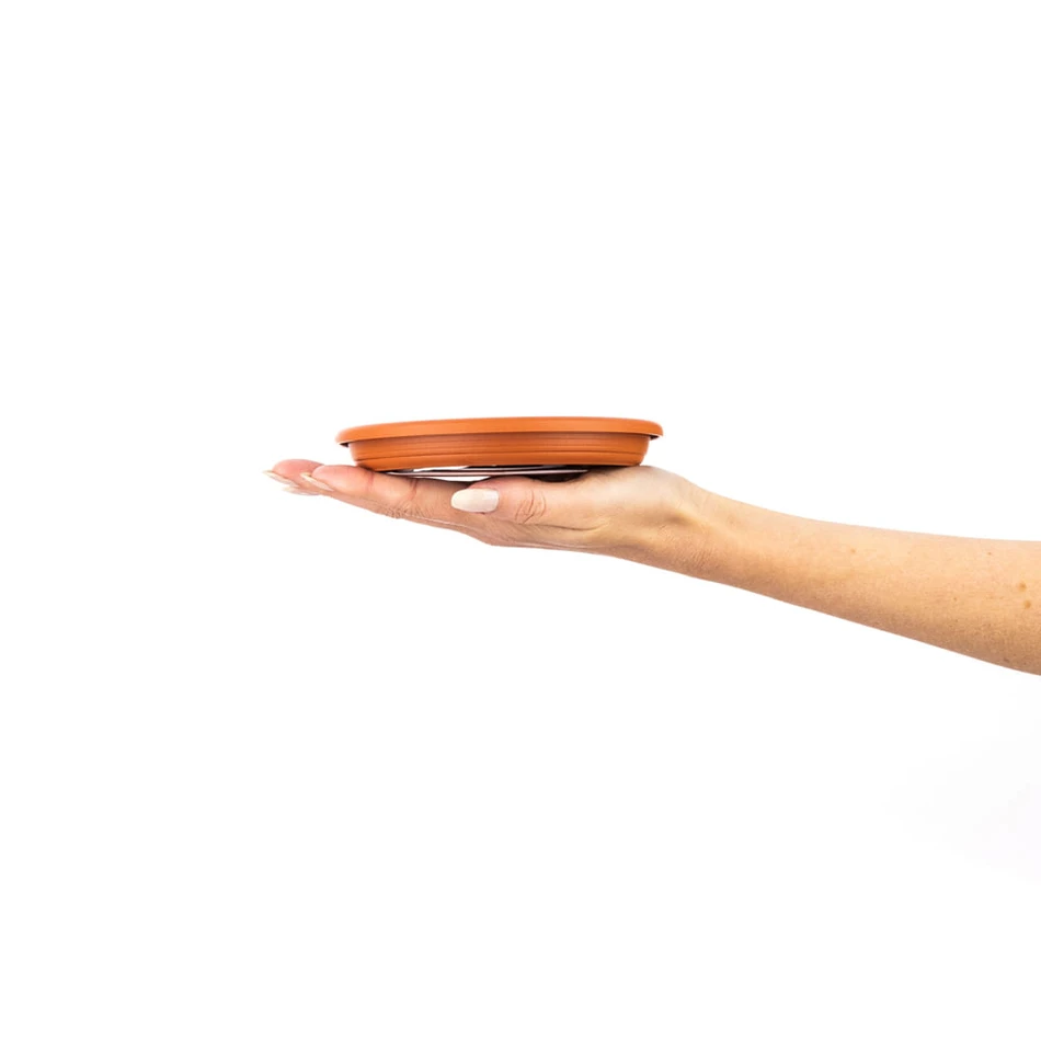 VR. 515P/93 PLAST RND BASE FLOWER POT 17CM - 515V/93 PLAST ROUND FLOWER POT 22CM