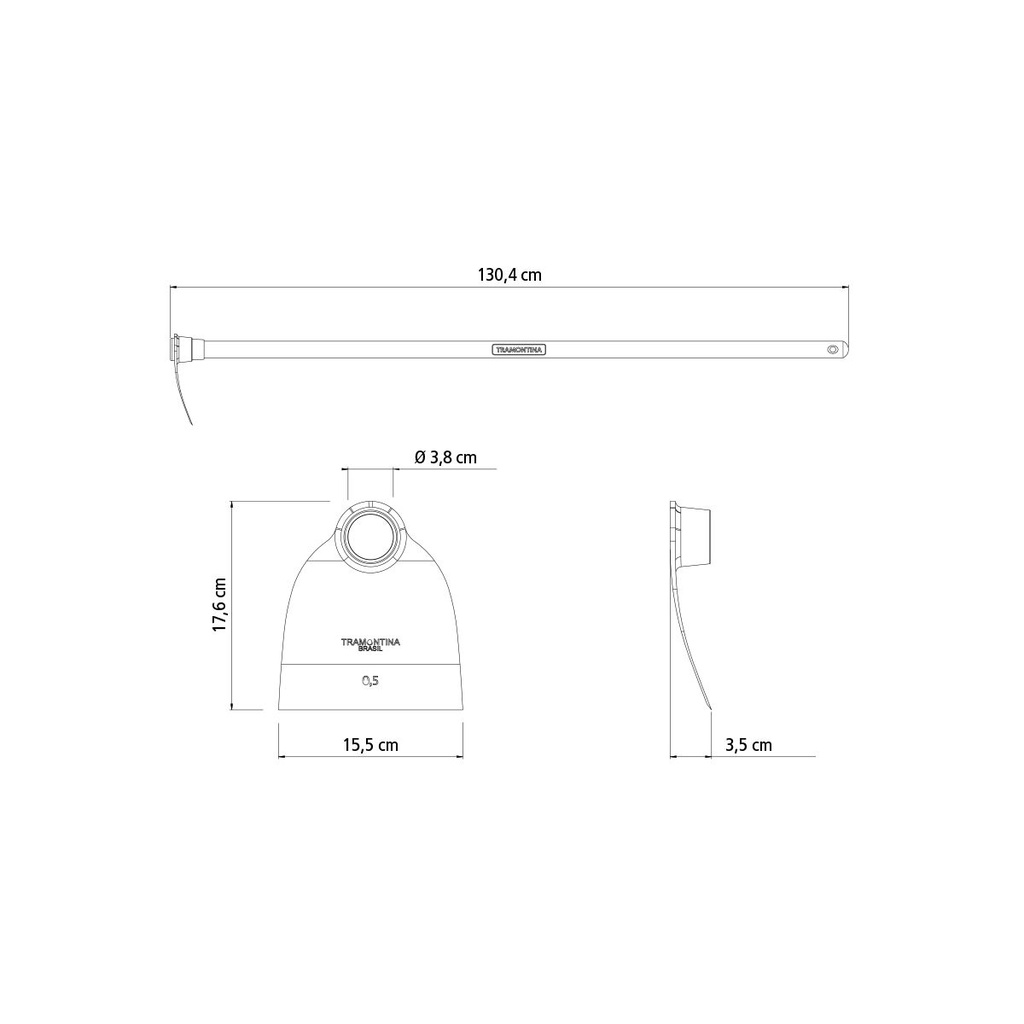 OT. HOE 1.5 130CM WOOD HANDLE TRAMONTINA 77206/554
