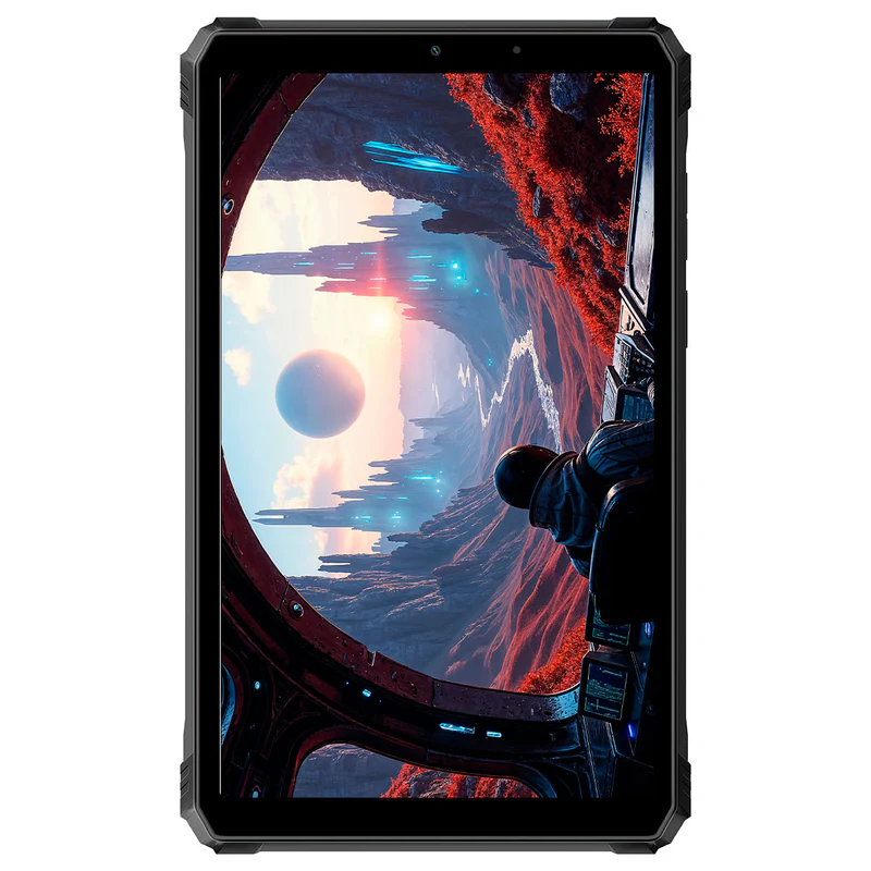 TABLETTE BLACKVIEW ACTIVE 5 T615 , 8.68" HD+IPS 800X1340 90 HZ , 8GB/128GB , ANDROID 15 , CAMERA 13MP / 16MP , BATTERY 6600mAh , HAND STRAP , PASSIVE CAPACITIVE PEN NOIR / ORANGE QUB 