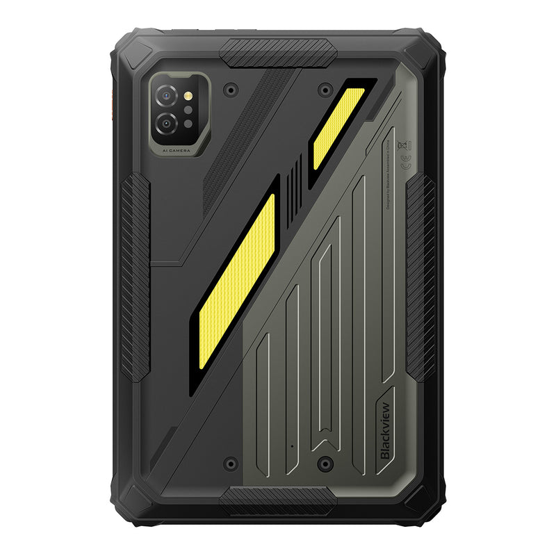 TABLETTE BLACKVIEW ACTIVE 7 , MT6769V/CB(G81) , OCTA-CORE , BATTERIE 10000mAH , 45W FAST CHARGING , ANDROID 15 , WIDEVINE L1 , NETFLIX HD , AI CAMPING LIGHT , NIGHT VISION5 , CAMERA 13MP/16MP , BATTERY 6600mAH , HAND STRAP, PASSIVE CAPACITIVE PEN QUB 