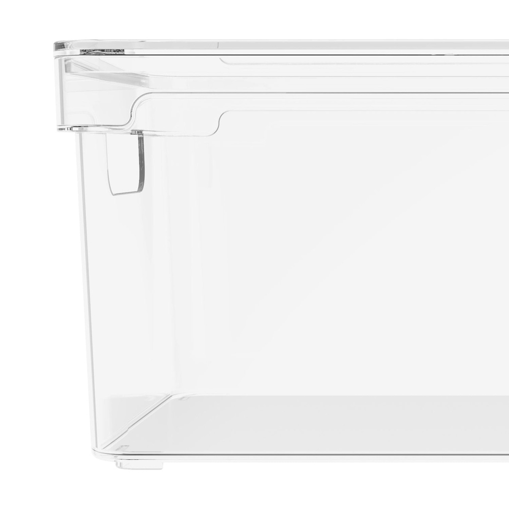 VR. OC350NT CLEAR ORGANIZER WITHLID 30 X 15 X 13 CM NATURAL -OU