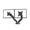 SUPPORT D'ECRAN ARTICULE POUR BUREAU DOUBLE 17"-27"NB F80