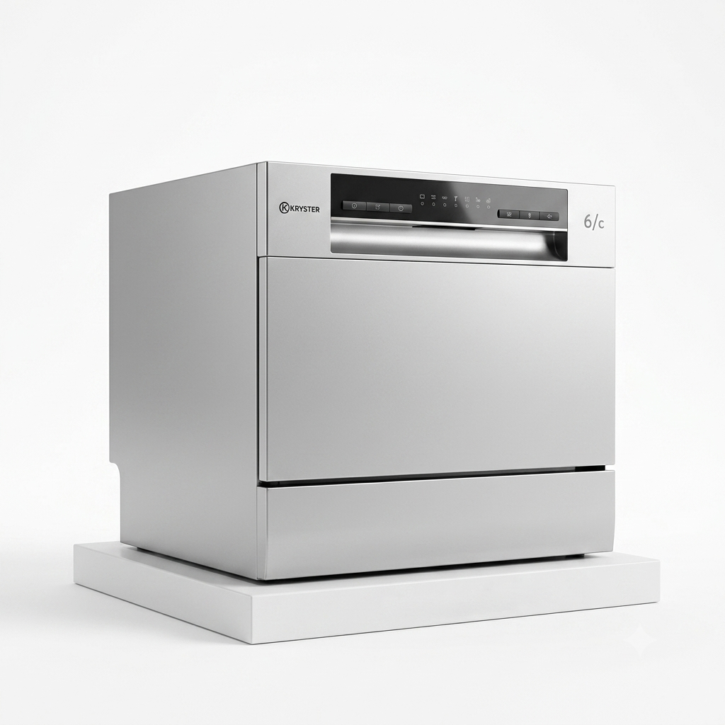 EL. KLV0649S3 LAVE VAISSELLE COMPACT 06 COUVERTS / A+ / 06 PROGRAMES - SILVER KRYSTER