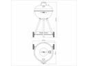 BBQ. TCP 560L CHARCOAL BARBECUE GRILL TRAMONTINA. 26500/011