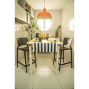 MB. SAFIRA BAR STOOL BW MEUBLE TRAMONTINA. 92138/109