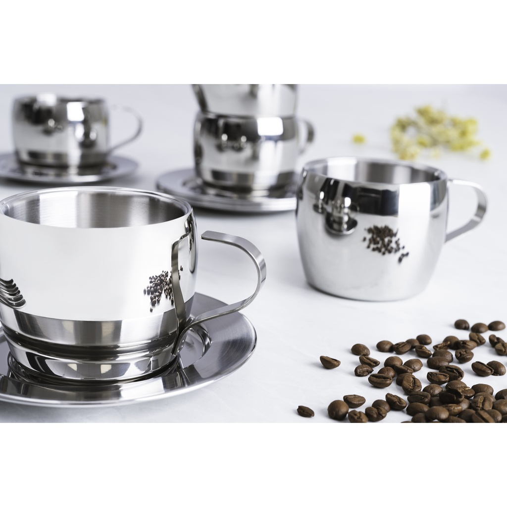 VR. 18PCS TEA AND CAPPUCCINO SET TRAMONTINA. 64430/820