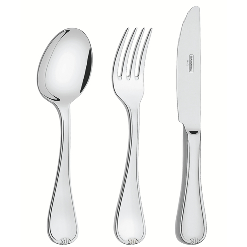 VR. 24PCES FLATWARE SET VICENZA TRAMONTINA. 66924/003