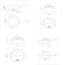 VR. 4PC COOKWARE SET UNA TRAMONTINA 65280/310