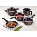 VR. 5PCS COOKWARE SET PARIS 28599/601 TRAMONTINA