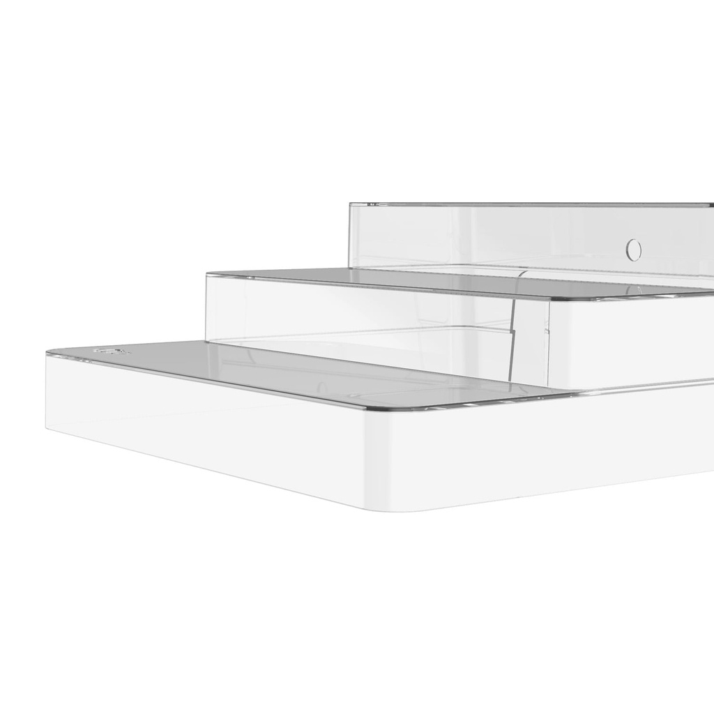 VR. OC800NT CLEAR MULTI-LEVEL ORGANIZER 25 X 29 X 10,3 CM NATURAL -OU