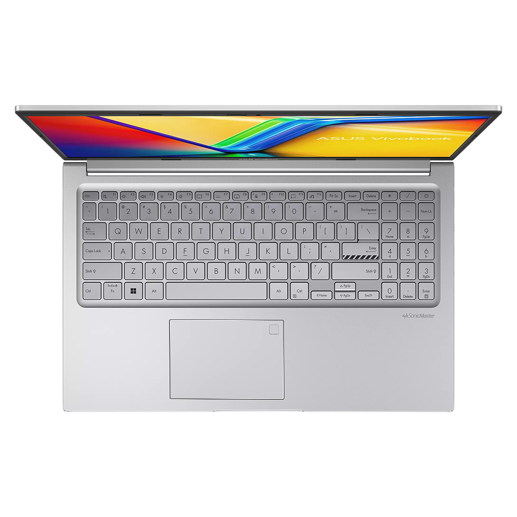 LAPTOP ASUS VIVOBOOK F1504VAP-WH56 CORE 5 120 U , 16GB RAM , 512GB SSD , 15.6" FHD, WINDOW 11 , COULEUR SILVER QUB 