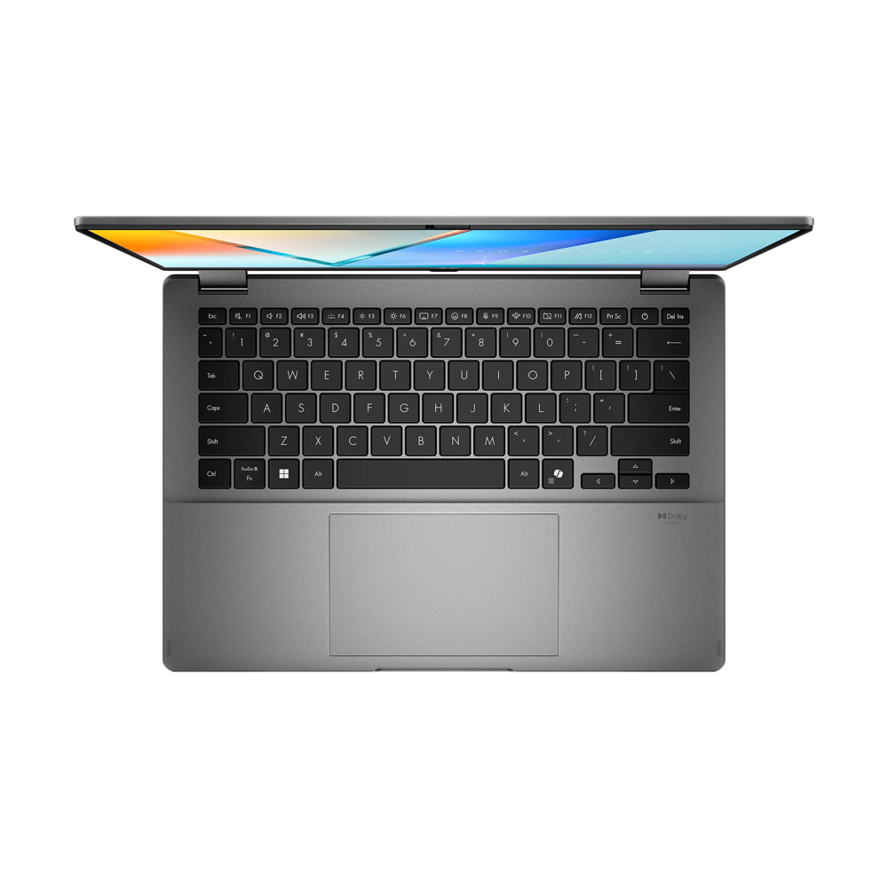 LAPTOP ASUS VIVOBOOK FLIP TP3407SA-DS74T ULTRA 7 256V, 16GB RAM, 1TB SSD, 14" OLED TACTILE X360 (TOUCH) WINDOWS 11 QUB 