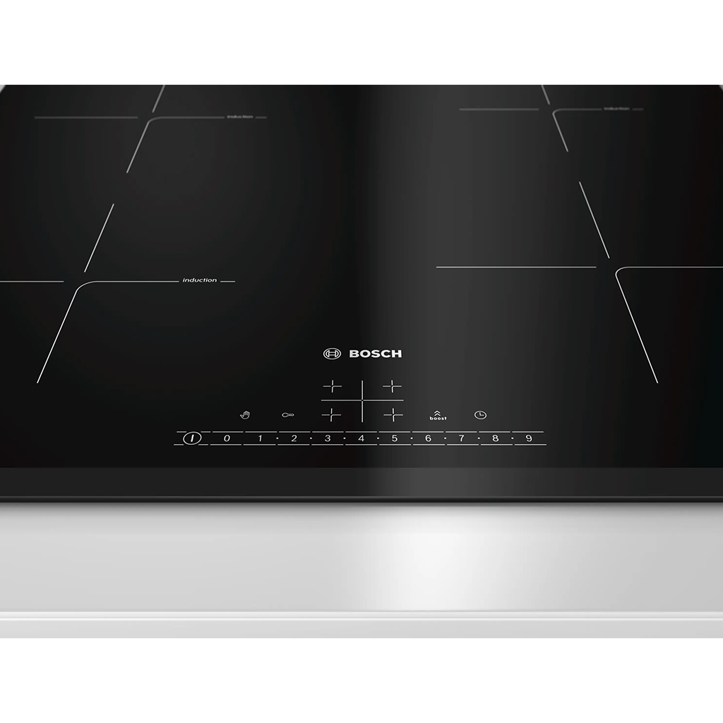 EL. TABLE INDUCTION 60CM 4F DS BISEAU AVANT PIE631FB1E BOSCH