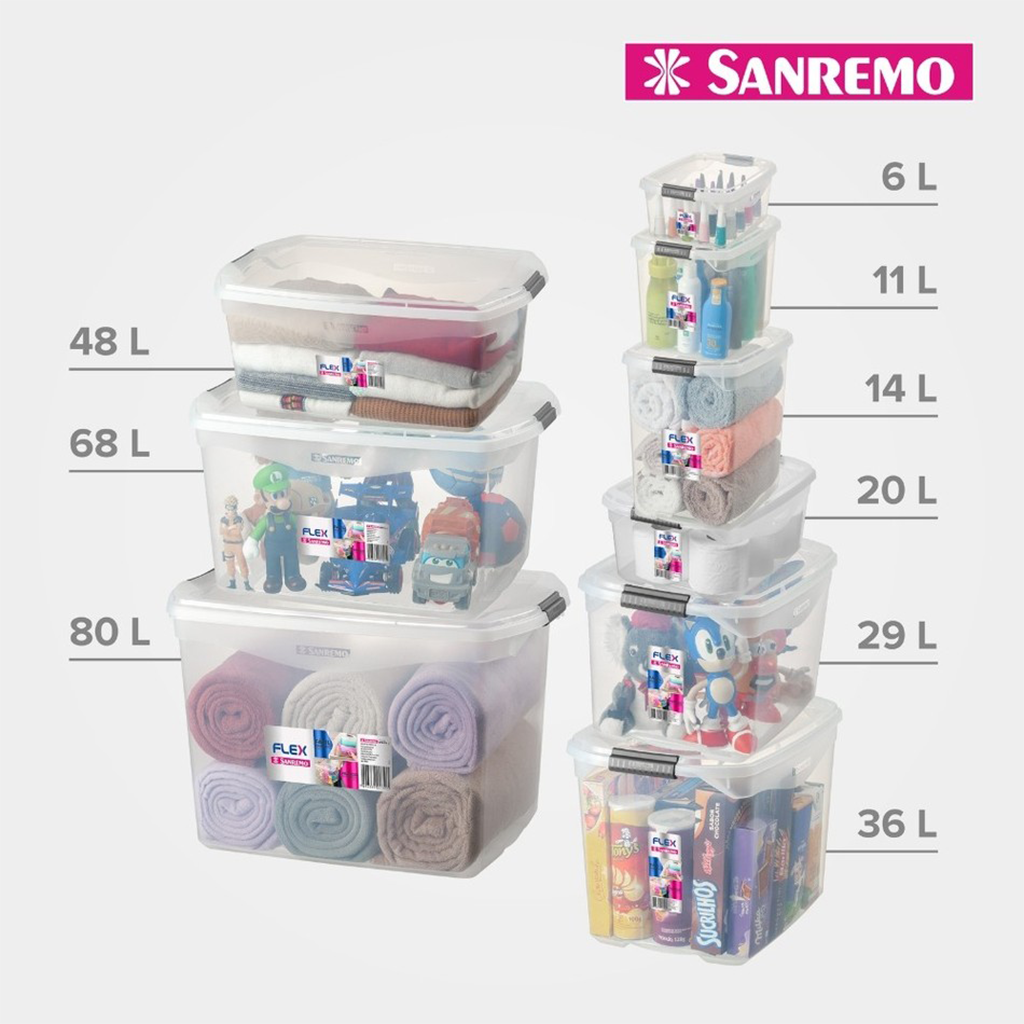 VR. SR901 SANREMO PLASTIC ORGANIZER 6L