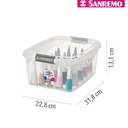 VR. SR901 SANREMO PLASTIC ORGANIZER 6L