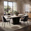 Y2327 TABLE A MANGER EN  MARBRE 160X90
