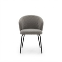 TABLE SALLE A MANGER ARK-DC7094 (ARKT23031) + 6 CHAISE ARK-DC23016 COL 11 GRIS ARKEMIX 1820*730*100