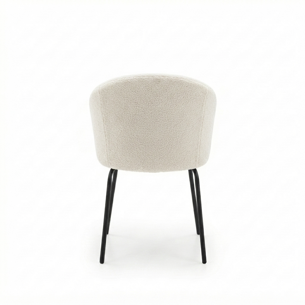 TABLE SALLE A MANGER ARK-DC7094 (ARKT23031)+ 06 CHAISES ARK-DC23016 COL 02 BLANC ARKEMIX 1820*730*100
