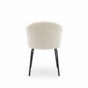 TABLE SALLE A MANGER ARK-DC7094 (ARKT23031)+ 06 CHAISES ARK-DC23016 COL 02 BLANC ARKEMIX 1820*730*100