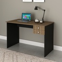 MB. ME4165 0002 OFFICE TABLE BLACK / WALNUT TECNOMOBILI