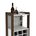 MB. AZ1032 0001 WINE RACK WALNUT/WHITE TECNOMOBILI 