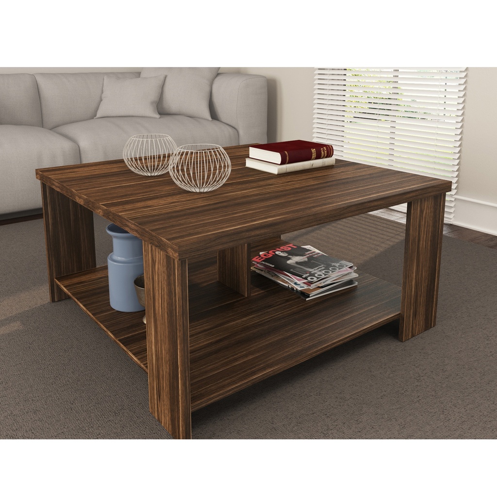 MB. MC2221 0003 COFFEE TABLE WALNUT TECNOMOBILI 