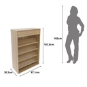 MB. SA3404 0002 SHOE RACK ALMOND TECNOMOBILI 