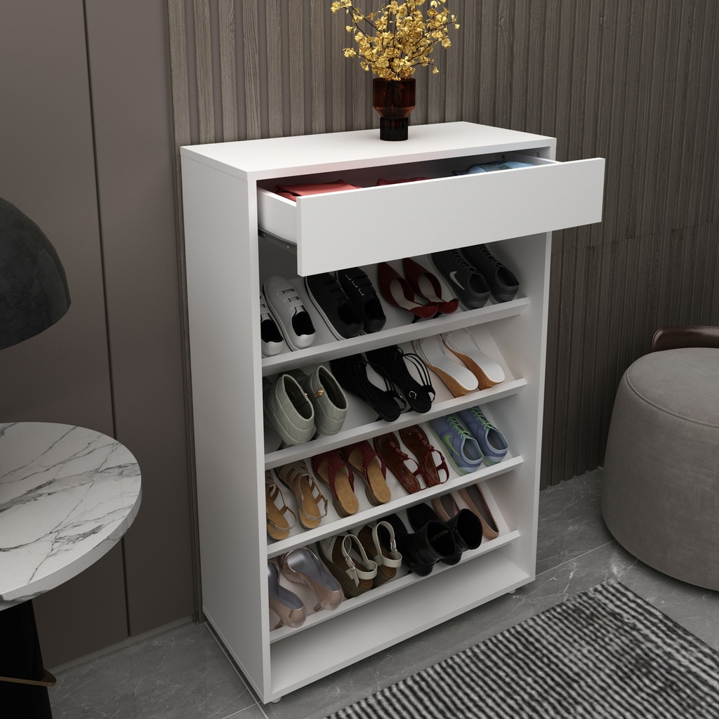 MB. SA3404 0001 SHOE RACK WHITE TECNOMOBILI 