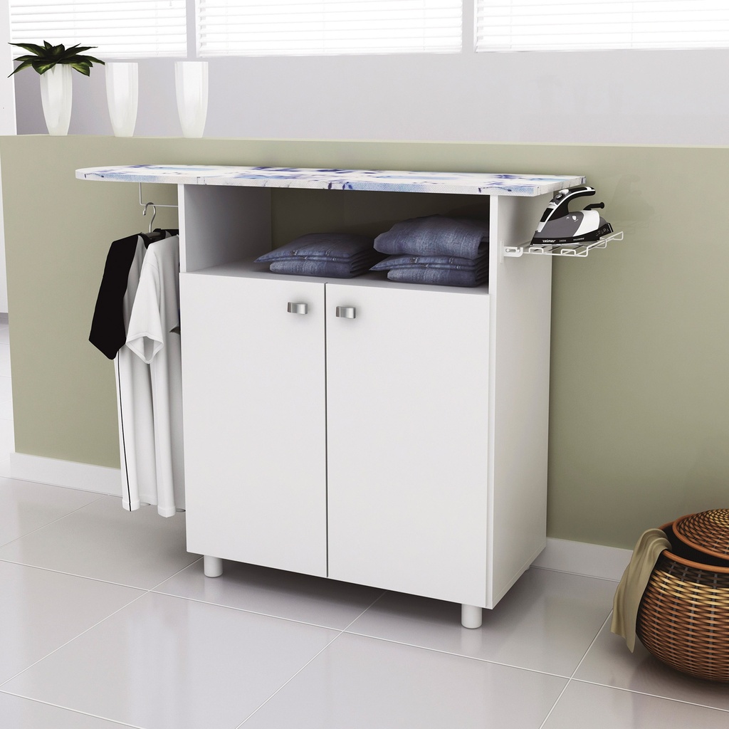 MB. TP3000 0001 IRONING BOARD W/ 02 DOORS WHITE TECNOMOBILI 