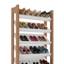 MB. AZ1006 0004 SHOE RACK WHITE/ALMOND TECNOMOBILI 