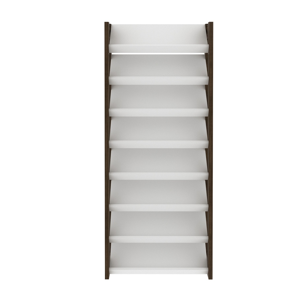 MB. AZ1006 0001 SHOE RACK WHITE/WALNUT TECNOMOBILI 