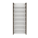 MB. AZ1006 0001 SHOE RACK WHITE/WALNUT TECNOMOBILI 