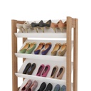 MB. AZ1025 0003 SHOE RACK WHITE/ALMOND TECNOMOBILI 