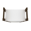 MB. AZ1005 0001 BOOKCASE WHITE/WALNUT TECNOMOBILI 