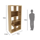 MB. E1712 0006 BOOKCASE ALMOND TECNOMOBILI 