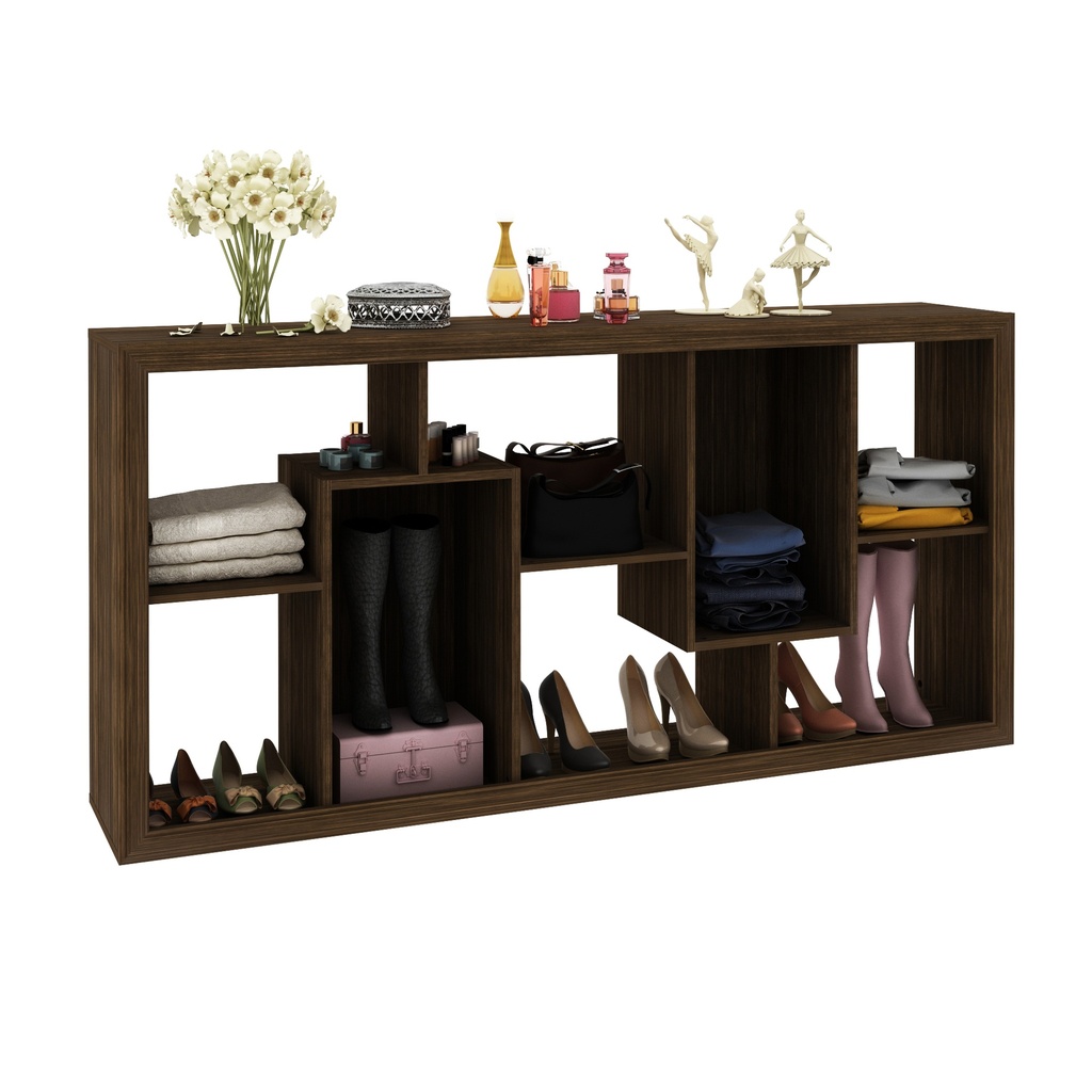 MB. E1712 0004 BOOKCASE WALNUT TECNOMOBILI 