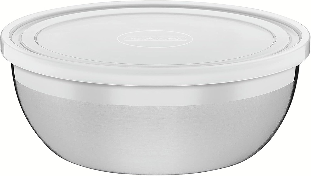 VR. MIXING BOWL WITH PLASTIC LID. 61222/220 TRAMONTINA