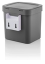 VR. LX505CHF TRIUM TRASH BIN 4,7L GRIS -OU