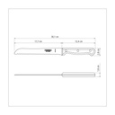 VR. 7 BREAD KNIFE ULTRACORTE TRAMONTINA 23859/107