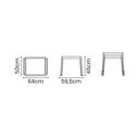 MB. TABLE DONACHICA MEUBLE TRAMONTINA 92320/010