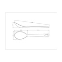 VR. SPATULA FLUENCE TRAMONTINA. 25261/170