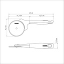 VR. PIZZA CUTTER VERANO TRAMONTINA 25584/130
