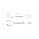 VR. BASTING SPOON UTILITA TRAMONTINA 25693/170 12PCS
