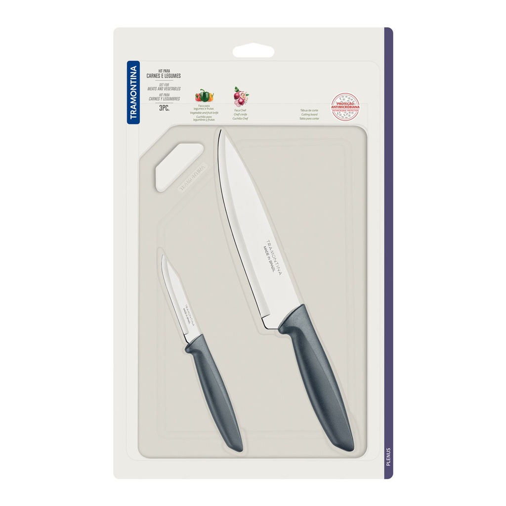 VR. 3PCS SET FOR MEAT AND VGETABLES TRAMONTINA 23498/614