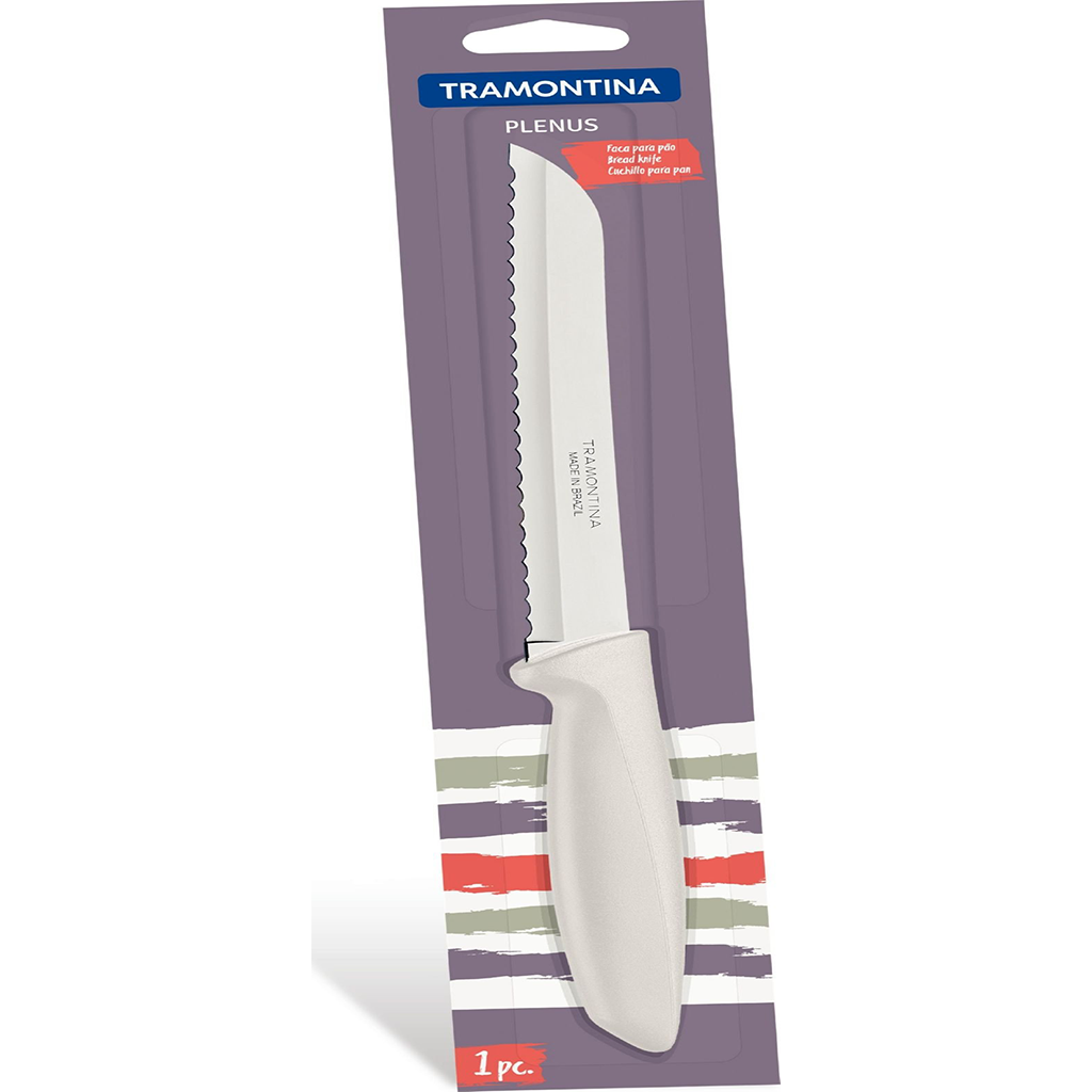 VR. 7 BREAD KNIFE PLENUS TRAMONTINA 23422/137