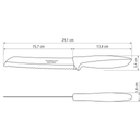 VR. 7 BREAD KNIFE PLENUS TRAMONTINA 23422/137