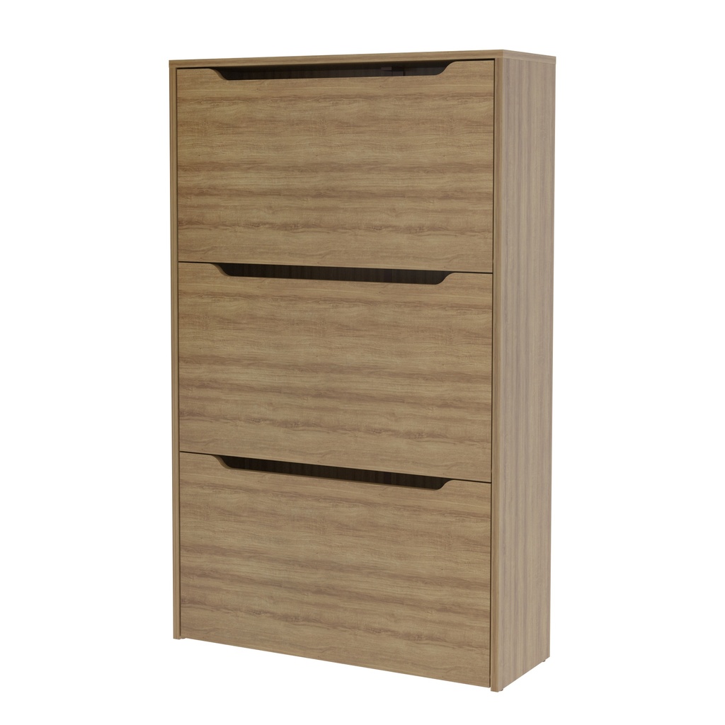 MB. SA3405 0002 3 DOORS SHOE RACK ALMOND TECNOMOBILI 