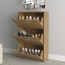 MB. SA3405 0002 3 DOORS SHOE RACK ALMOND TECNOMOBILI 